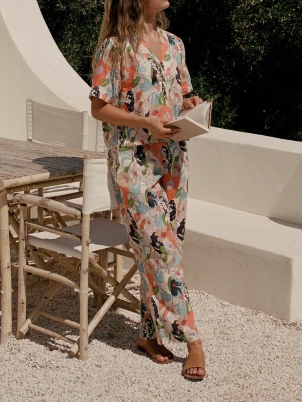 Trovata Birds Of Paradise Women Leigh Pants In Selva Floral Size XS